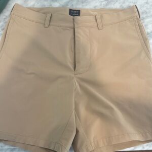 J. Crew Tan Flat Front Shorts Classic Style